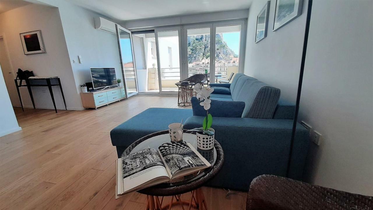 Mitra Zonata Blue Apartman Omiš Kültér fotó